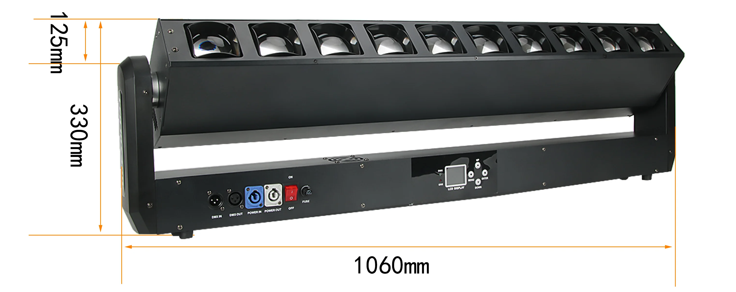 10*40W LED 4in1 RGBW LED Bar Beam Moving Head Zoom Moving Bar Light