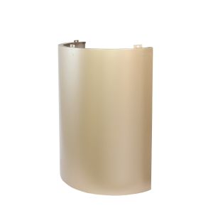 Semi-circle Curved Aluminum Wall Panels Customized For Column Cladding And