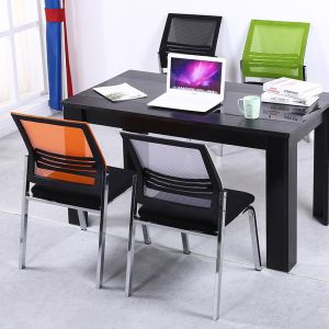 Conference Chair Bow-Shaped Staff Computer Chair with Durability Functionality