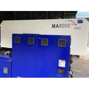 Used 800 Ton Plastic Crate Injection Molding Machine
