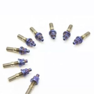 Racing M10 Titanium Exhaust Manifold Studs Nut Kit