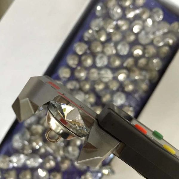 wholesale Decoration Crystal Round Rhinestone Diamond Glass Upholstery sofa Buttons For furniture