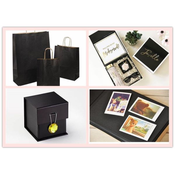 Uncoated Strong Solid Black Cardboard Sheets With 250gsm 300gsm Uncoated Strong Soild Black Cardboard Sheets With 250gsm 300gsm