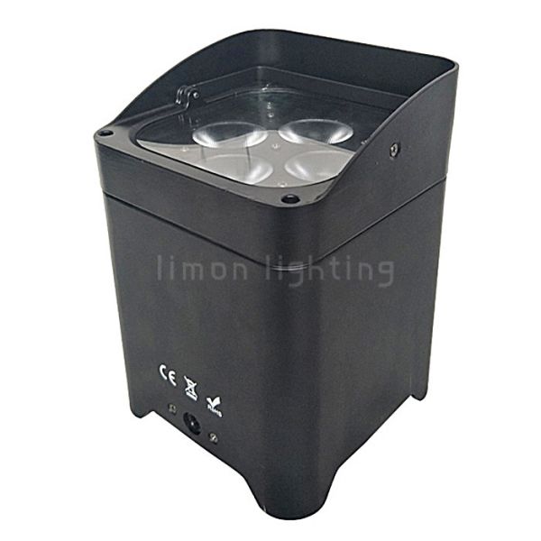 Buy 4X18W RGBWA UV 6in1 DMX Wireless Wifi Mobile Control Battery Powered LED Par Lights at wholesale prices