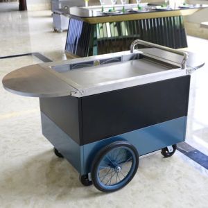 GREENARK New Style Mobile Teppanyaki Grill For Outdoor Cooking