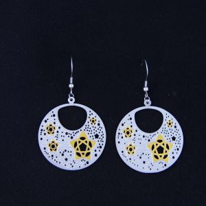 Quality Fashion High Quality Ladies Women Girls Stainless Steel Earrings LEF118 for sale