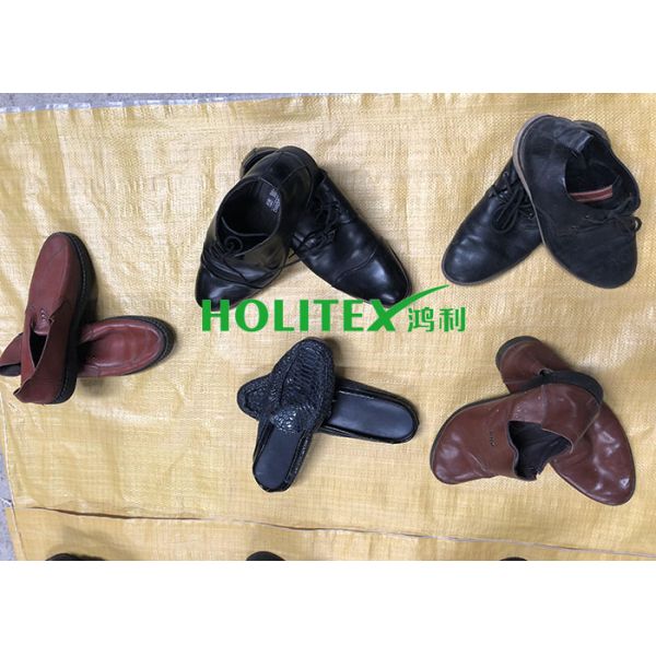Popular Used Mens Shoes Comfortable Leather / Sandals Shoes For Export