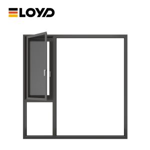 Architectural Aluminum Casement Window with Custom Design Options