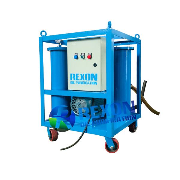 Buy Small Portable Oil Filtration and Purification Machine with Frame Structure and Lifting Holes at wholesale prices