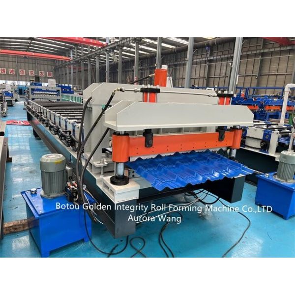 Buy Building Material Metal Glazed Tile Machine 5-6m/Min High Speed at wholesale prices