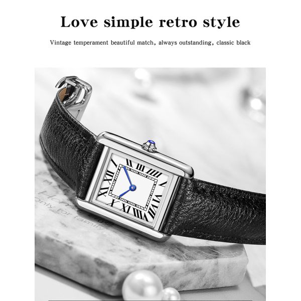 Time Display Couple Quartz Watch Customization Service OEM 28mm