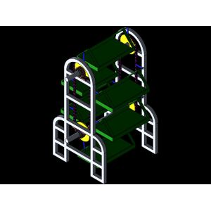 2000kg Capacity Lightweight Vertical Car Lift Automatic Operation