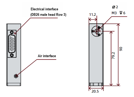 Effective Trip 25mm Linear Rotary Actuators Hollow Shaft Linear Rotary Motor
