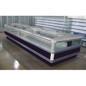 Supermarket Island Freezer 90mm Self Contained with Toughed Body -20°C - 18°C