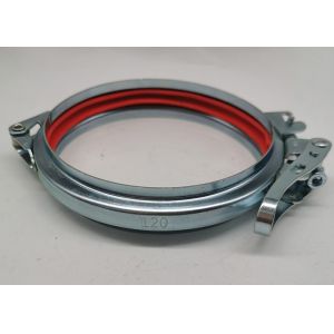 Dust Extraction System 120mm HVAC Galvanized Pipe Clamp