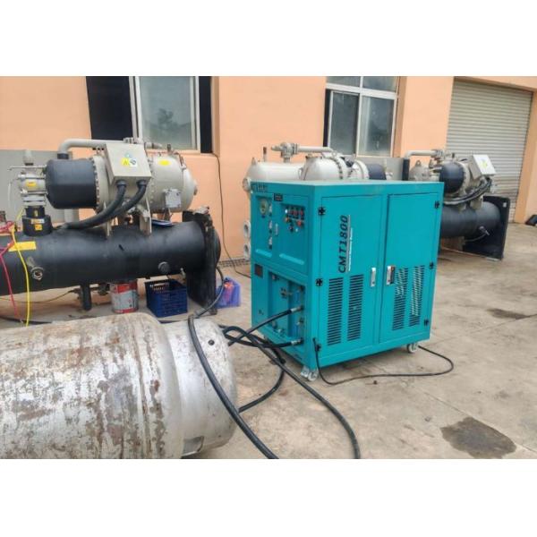 Ac Recovery Recycle Recharge Machine With 10HP Oil Less Stainless Steel