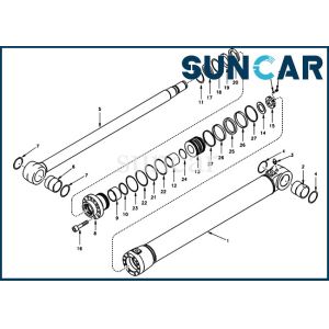 VOE14502215 VOE 14502215 Boom Repair Seal Kit Hydraulic Cylinder Fits For Models