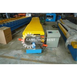 Square Steel Profile Soffit Panel Rain Pipe Gutter Downspout Machine