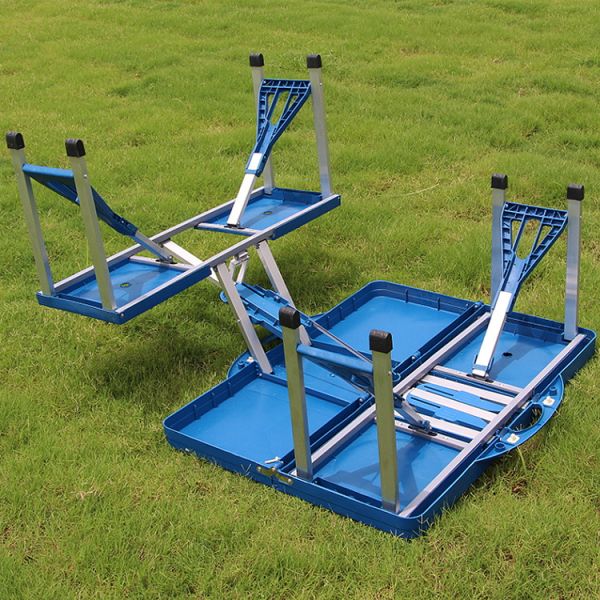 Outdoor Travel Foldable Portable Plastic Metal Table and Chair Set with Custom Logo