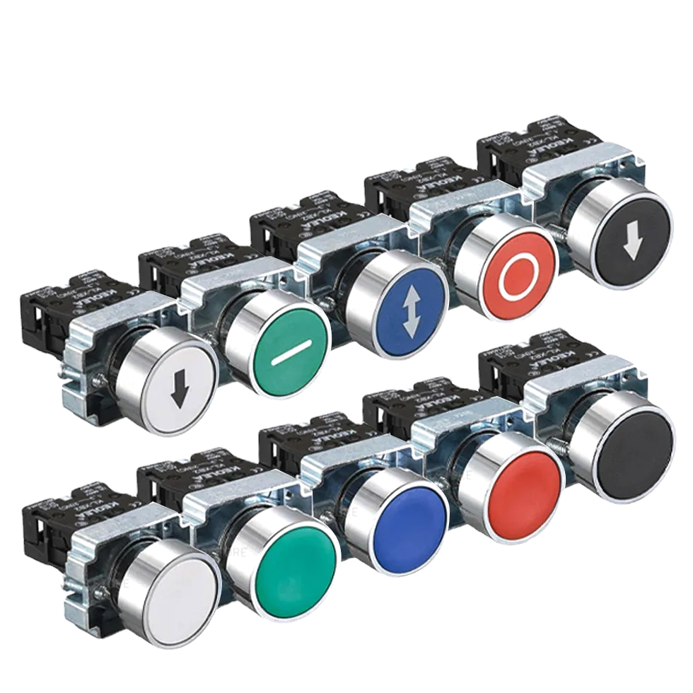 Button switch self reset circular XB2BA42C/31/41 touch power start switch