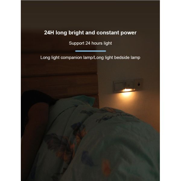 Energy-Saving 5W Human Body Induction LED Night Light for Corridor Staircase and Aisle