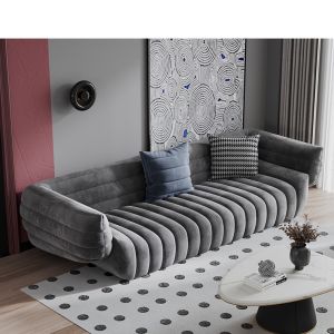 Contemporary Upholstered Sofa Chaise Sleeper Convertible Couch Sofa Sectional