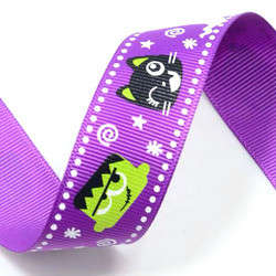 High quality Stock Wholesale cartoon ribbon grosgrain roll grosgrain ribbon