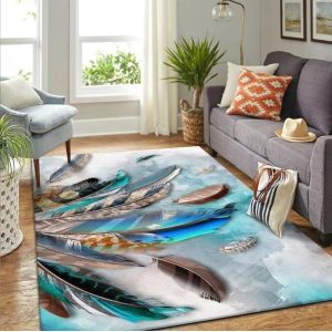 North European Feather Crystal Velvet Floor Carpets For Sofa Bedroom And Living