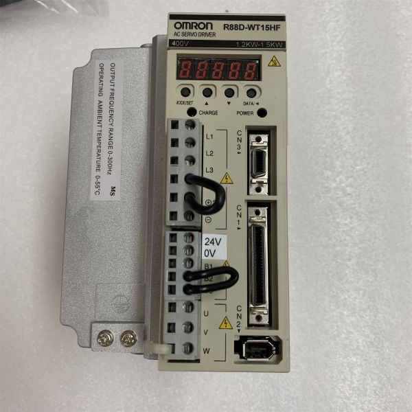 OMRON R88D-WT15HF SERVO DRIVE 3PH 4.8/5.4A 380-480V 50/60HZ 1.5KW