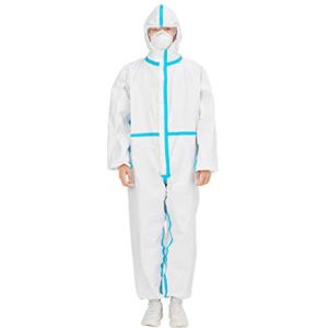 China Lightweight Disposable Protective Coveralls , Fluid Resistant Disposable Isolation Gowns on sale