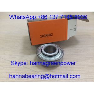 203KRR2 Metal Shielded Insert Ball Bearing / Agricultural Bearing 16.256*40*18
