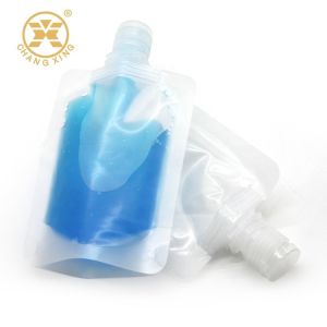 PP 10ml 50ml Plastic Flip Plastic Bag With Screw Cap Eco Friendly Liquid Soap