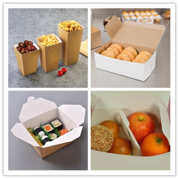 Food Package Single Side White Coated Kraft Back Paper In Roll