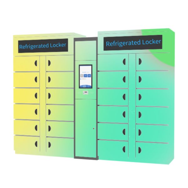 Buy Food Icecream Refrigerated Locker Smart Cabinet 24Hours Self Service at wholesale prices