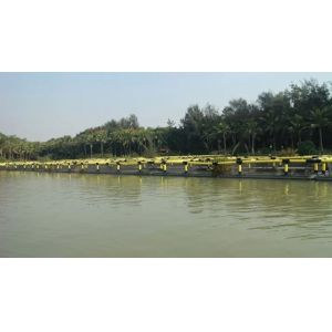 Square Fish Farming Cage 3m*3m-12m*12m HDPE Plastic Aquaculture Cage with Long