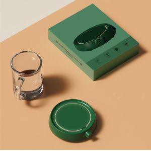 Mute Electric Coffee Mug Warmer with 3 temperature Indicator
