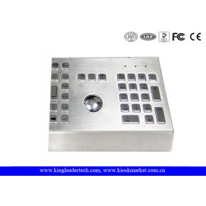 Machine Industrial Keyboard With Trackball Desktop IP68 EMC USB