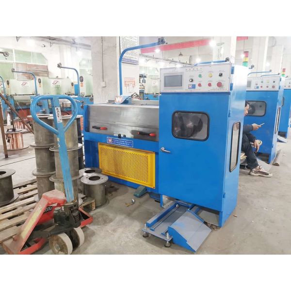 Buy 24D Bare Copper Wire Drawing Machine With Pneumatic Brake at wholesale prices