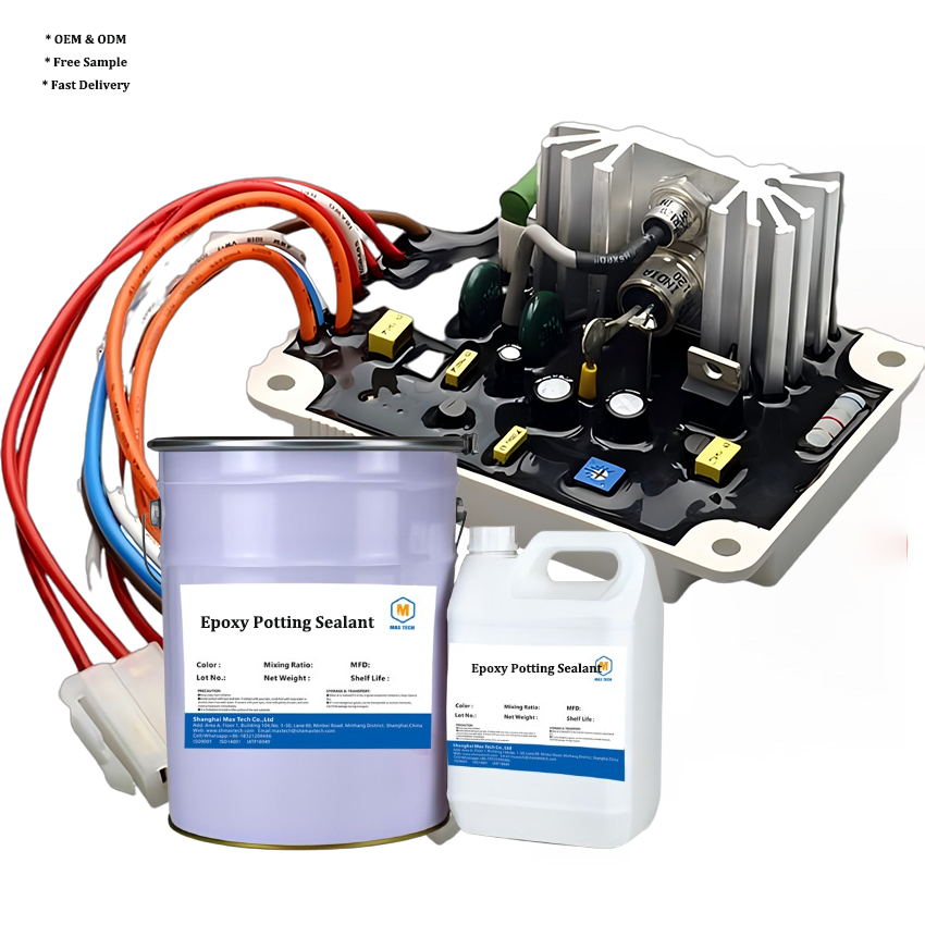 Two-component High thermal conductivity Epoxy potting of electronic component