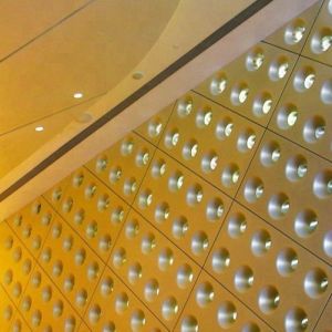 Full Open PVDF 2.4m 2.4mm Curtain Wall Panel System