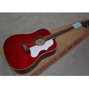 China Red Chibson H-Bird acoustic guitar GB H-Bird electric acoustic guitar Chinese made custom acoustic guitar on sale