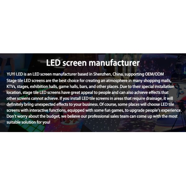 Colorful Interactive LED Dance Floor Screen P3.91 For Christmas Decoration