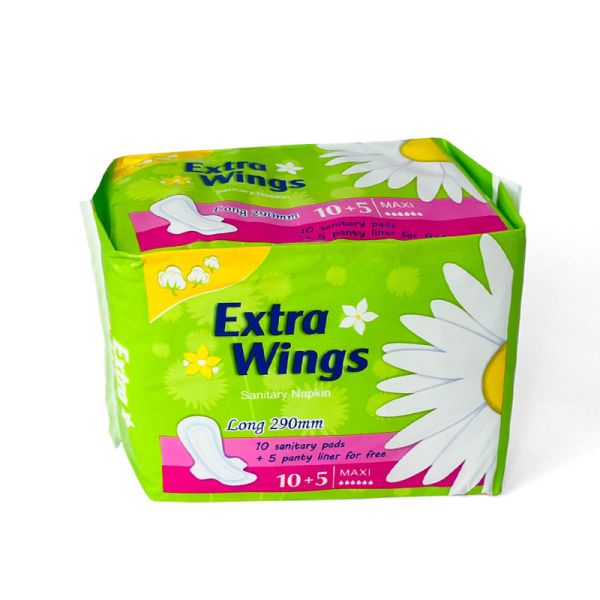 Wholesale High Quality Feminine Hygiene Big Winged Feminine Pads Disposable