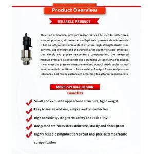 UNIVO UBST-E Liquid Level Transmitter for Gas Pressure sensors 24V 5VDC