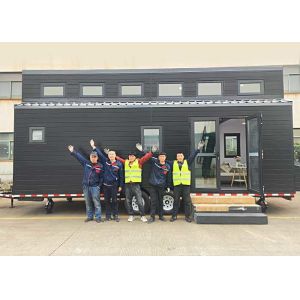 AS/NZS/US Standard Light Steel Prefab Tiny House On Wheels Modular Kit Home