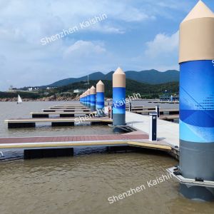 15-20 Years Lifespan Aluminum Floating Docks Floating Bridge Pontoon With