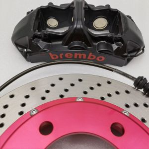 Black GTS6 6 Pot Caliper 380X34 Disc Kit For Toyota Land Cruiser