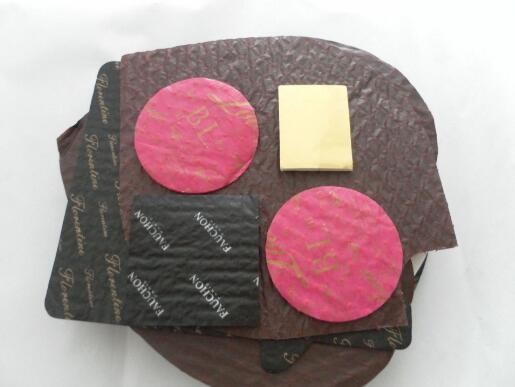 Different shape with 3 layers or 5layers Chocolate cushion pad in different