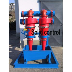 High Efficiency Horizontal Directional Drilling Desander DN150mm Inlet to