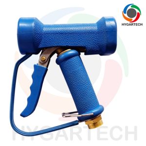 Brass Industrial Blue Washing Gun With Safety Loop